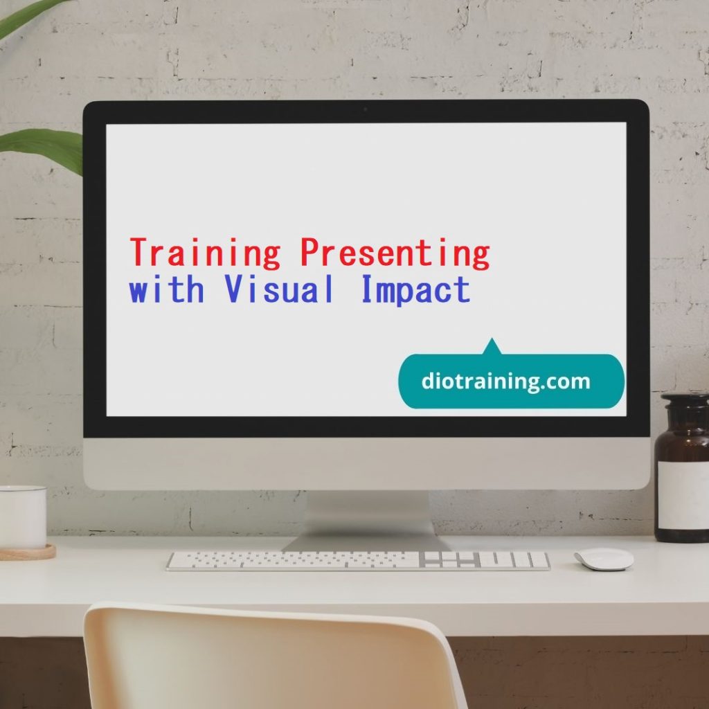 Training Presenting with Visual Impact