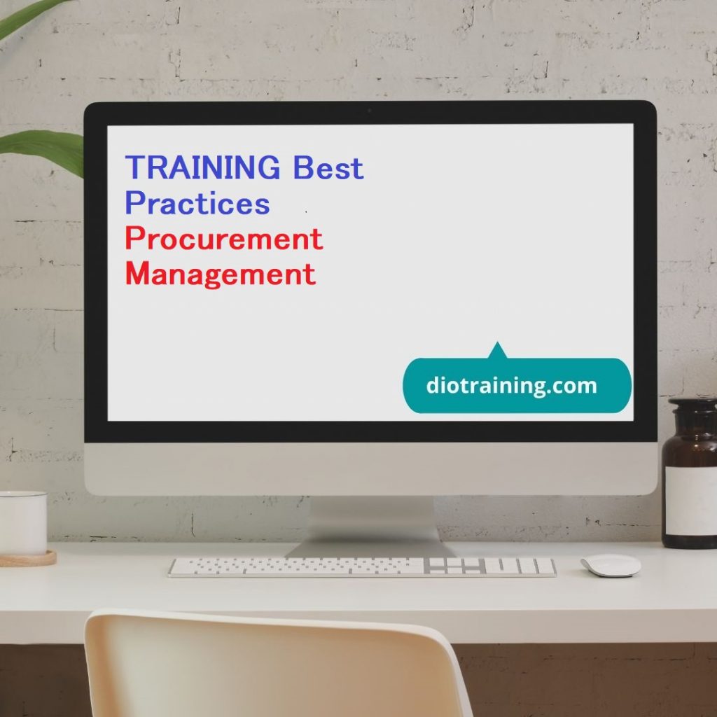 TRAINING Best Practices Procurement Management