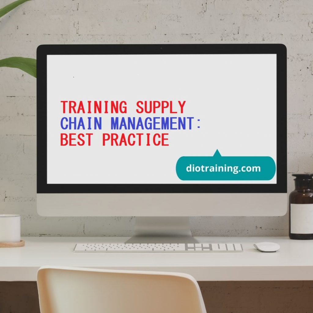 Training Supply Chain Management Best Practice Diorama Training