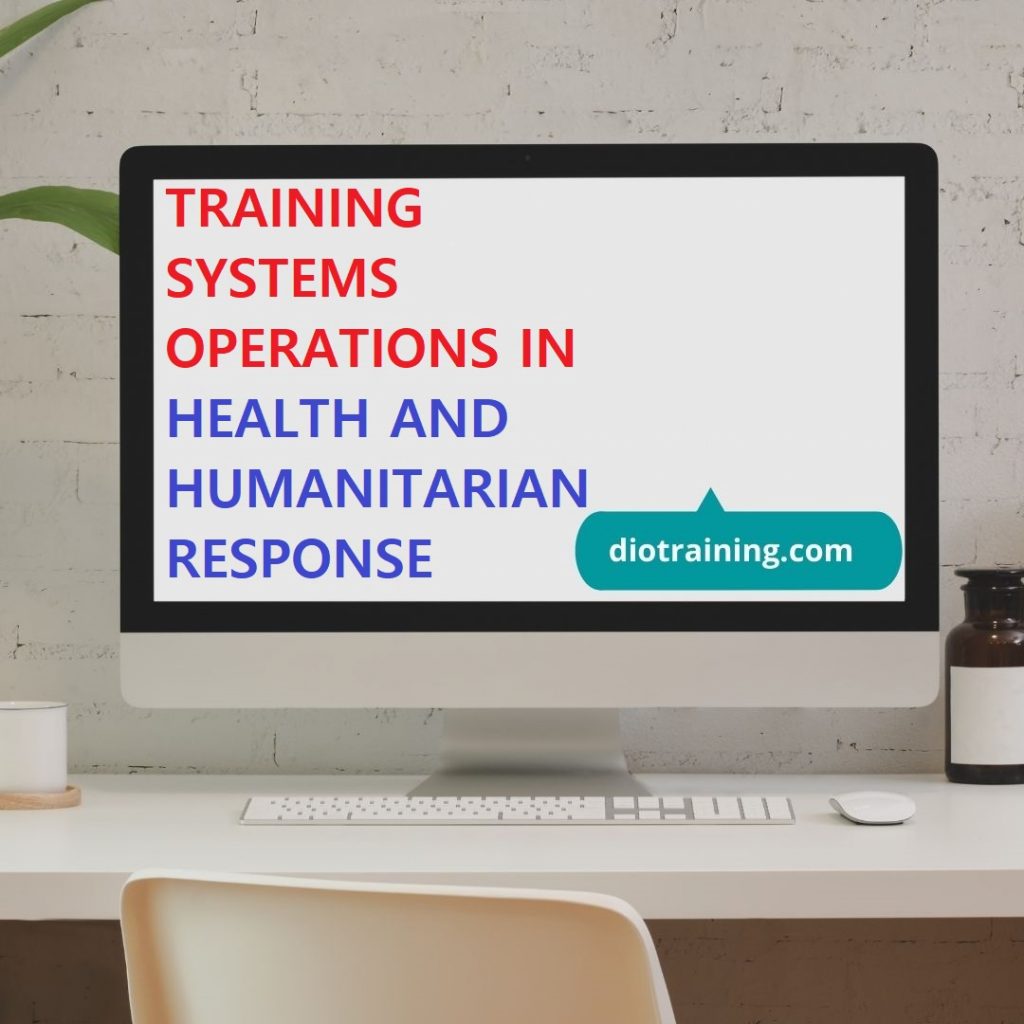Pelatihan systems operation in health and humanitarian response