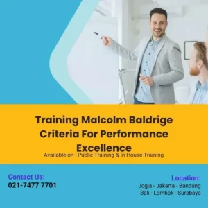 Training Malcolm Baldrige Criteria For Performance Excellence,