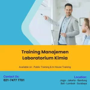 Training Manajemen Laboratorium Kimia,