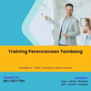 Training Perencanaan Tambang,