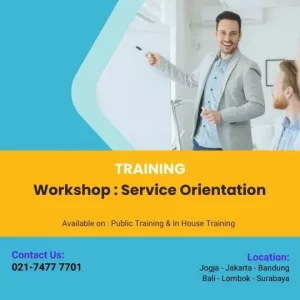 pelatihan workshop : service orientation surabaya