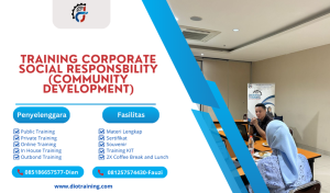 TRAINING CORPORATE SOCIAL RESPONSBILITY (COMMUNITY DEVELOPMENT)