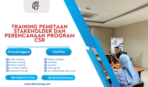 TRAINING PEMETAAN STAKEHOLDER DAN PERENCANAAN PROGRAM CSR