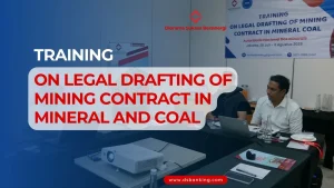 TRAINING ON LEGAL DRAFTING OF MINING CONTRACT IN MINERAL AND COAL