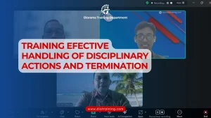 TRAINING EFECTIVE HANDLING OF DISCIPLINARY ACTIONS AND TERMINATION