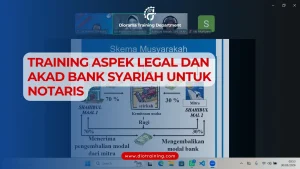 PELATIHAN ASPEK LEGAL DAN AKAD BANK SYARIAH UNTUK NOTARIS